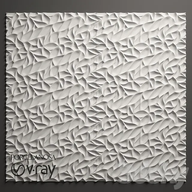 Porcelanosa Oxo Deco Blanco 3DModel Porcelanosa Oxo Deco Blanco 3DModel