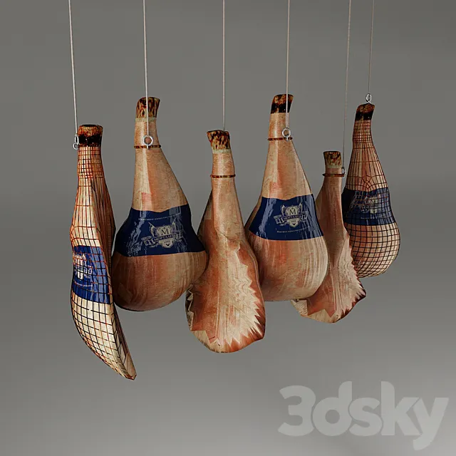 pork ham 3DModel