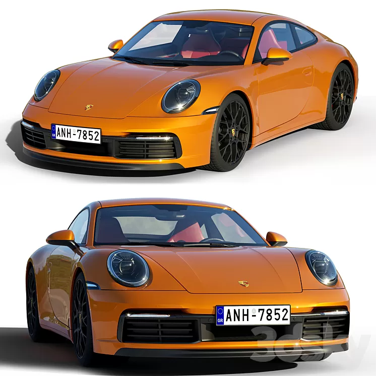 Porsche 911 carrera S 2019 3D Model