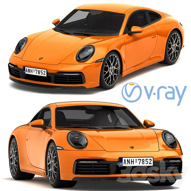 Porsche 911 carrera s 3D Model