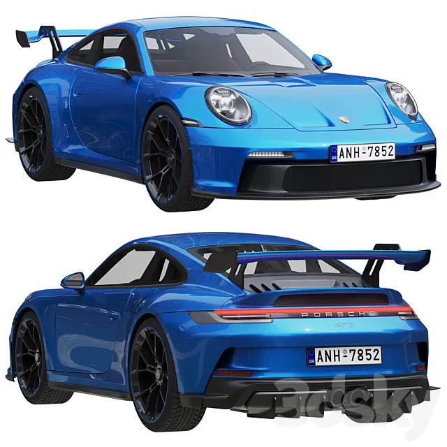 Porsche 911 GT3 2021 3DModel