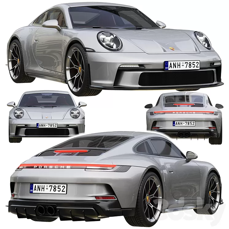 Porsche 911 GT3 Touring 2022 3D Model
