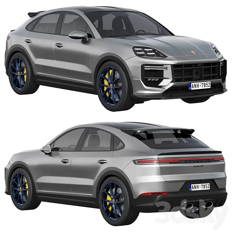 Porsche Cayenne Turbo GT 2024 3D Model
