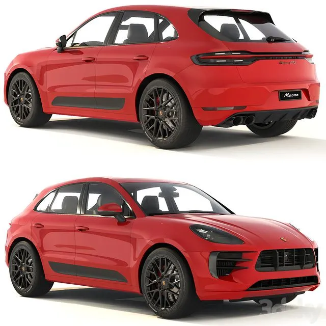 Porsche Macan GTS 2020 3D Model