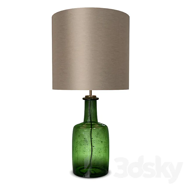 Porta Romana – Apotecary lamp sulphur green GLB73 3D Model