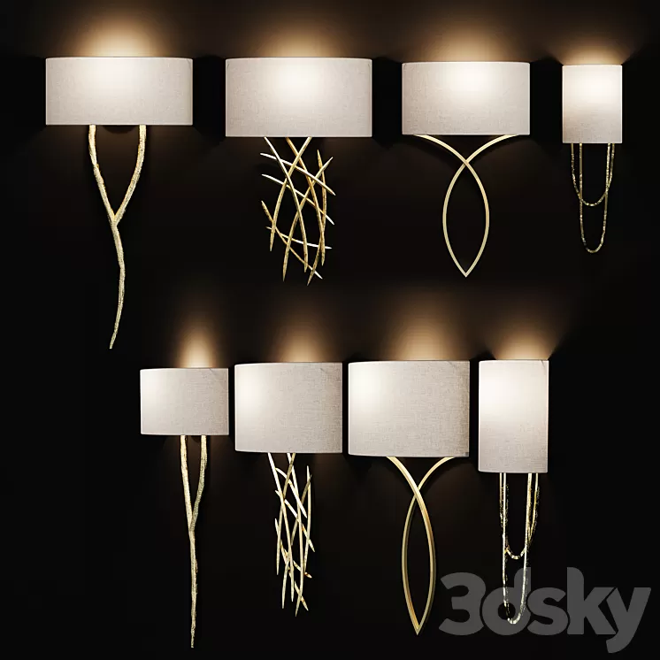 Porta romana bra set 3D Model Porta romana bra set 3D Model