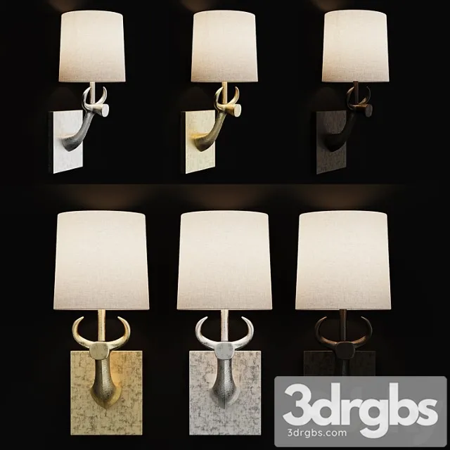 Porta romana cow bra 3D Model Download