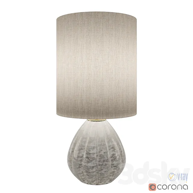 Porta Romana Dumpling lamp 3D Model