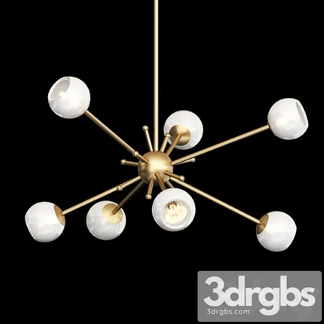 Porta romana orbit 2 chandelier 3D Model Download