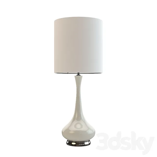 Porta Romana Stone Grace Lamp 3D Model Porta Romana Stone Grace Lamp 3D Model