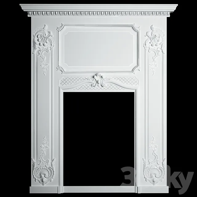 Portal for the fireplace 3D Model