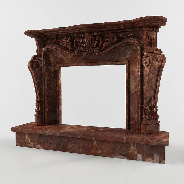 Portal of the fireplace 3D Model