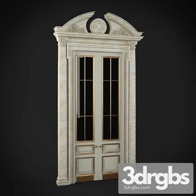 Portal V Stilie Barokko 3D Model Download