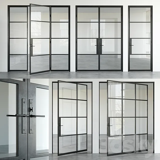 Portella Steel Doors 3DModel