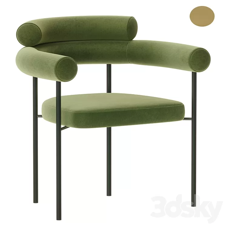 Portia Dining Chair by Nuevo 3D Model Free Download Portia Dining Chair by Nuevo 3D Model Free Download