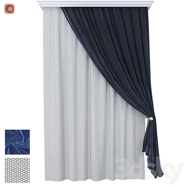 Portiere 15 3D Model Portiere 15 3D Model