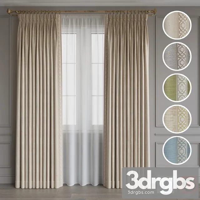 Portiere with braid 1 Portiere with braid 1