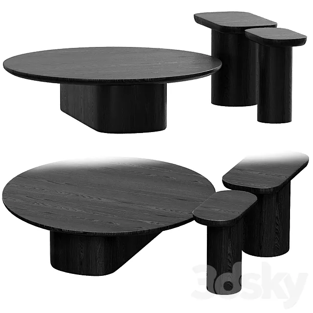 Porto Center Table by RAIN 3D Model