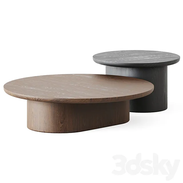 Porto Coffee Tables by Estudio Rain 3D Model