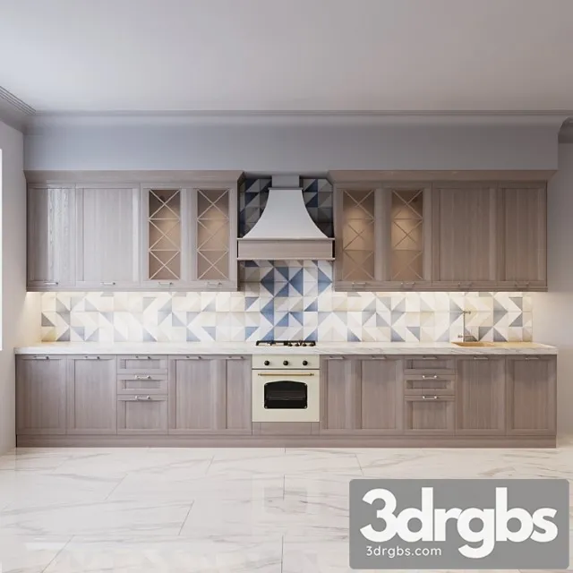 Portofino kitchen 3D Model Download Portofino kitchen 3D Model Download