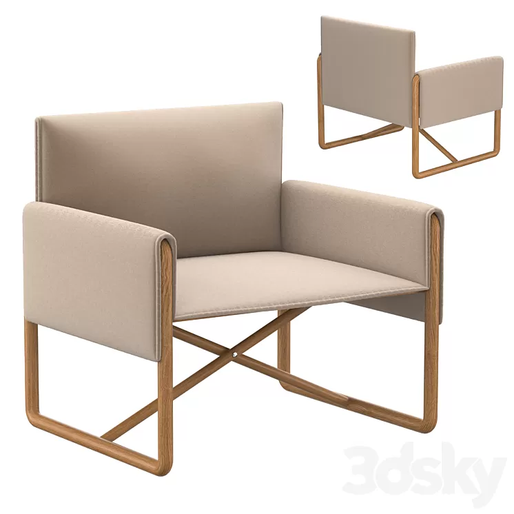 Portofino Outdoor Chair 3D Model Free Download