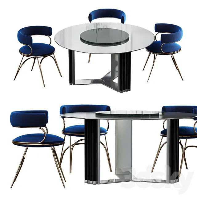 Porustudio AUSTIN and Gianfranco Ferré Home GLASGOW 3DModel