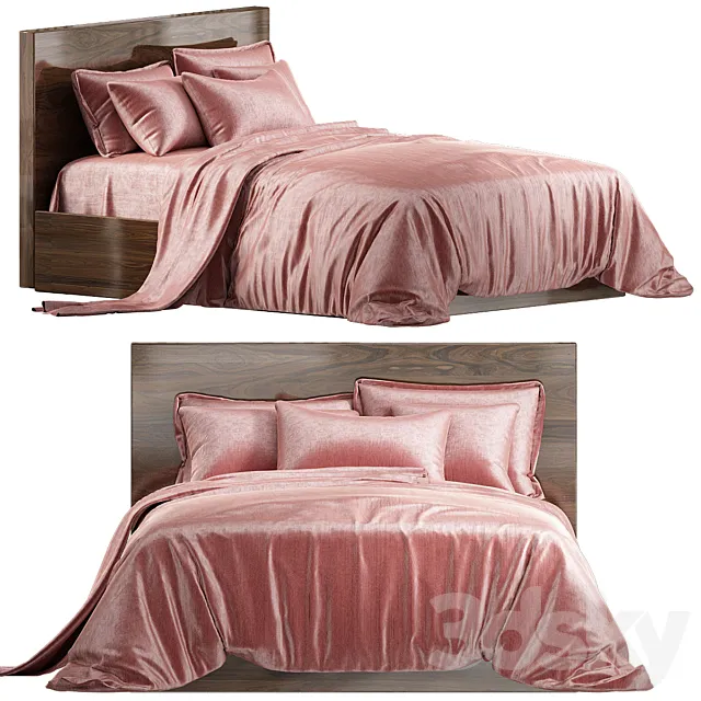 Posciel jedwabna 3D Model Posciel jedwabna 3D Model