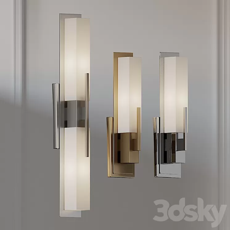 Possini Euro Midtown Wall Sconce 3D Model Possini Euro Midtown Wall Sconce 3D Model