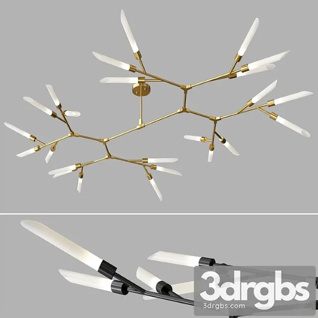 Post modern rotatable branch 3D Model Download