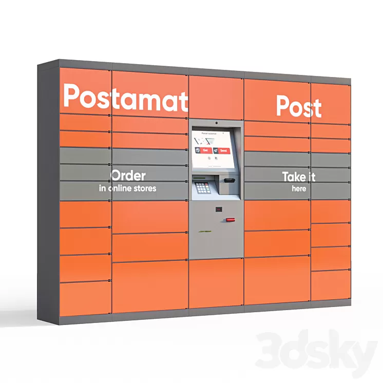 Postamat – postamat 3D Model Free Download Postamat – postamat 3D Model Free Download