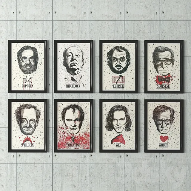 Posters “Directors” 3D Model Posters “Directors” 3D Model