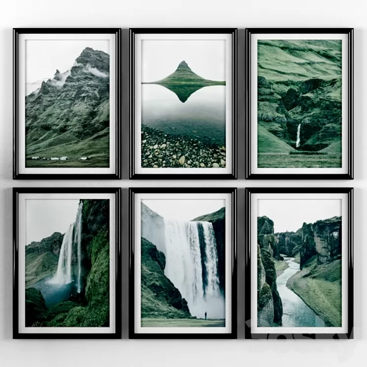 Posters: Iceland 3D Model