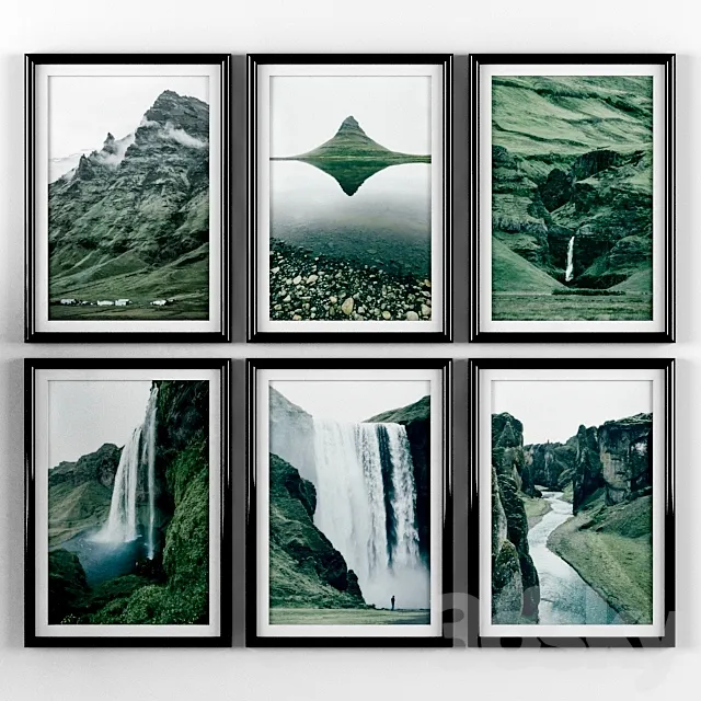 Posters: Iceland 3DModel Posters: Iceland 3DModel