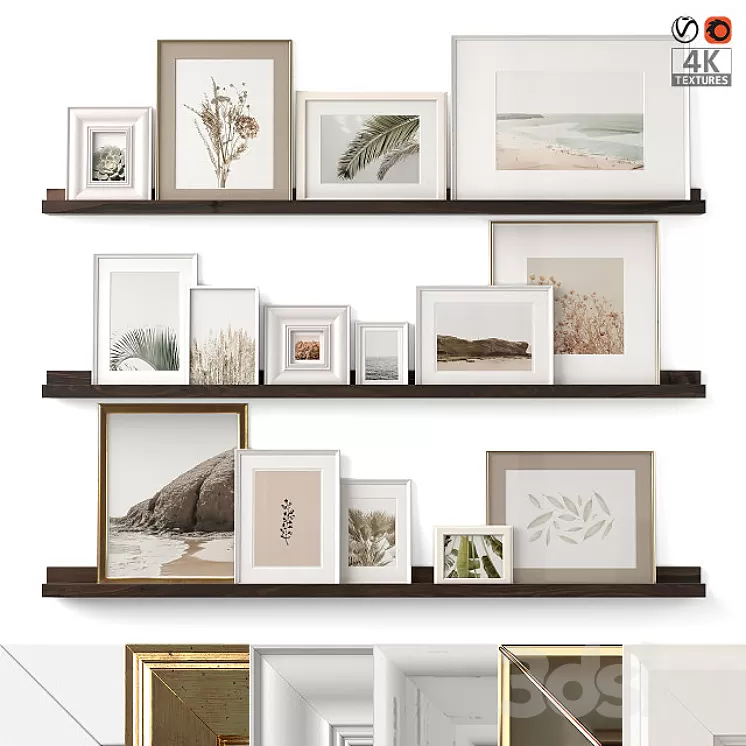 Posters On The Shelves 05 3D Model