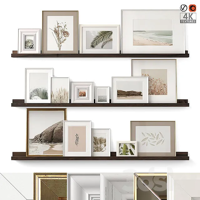 Posters On The Shelves 05 3DModel Posters On The Shelves 05 3DModel