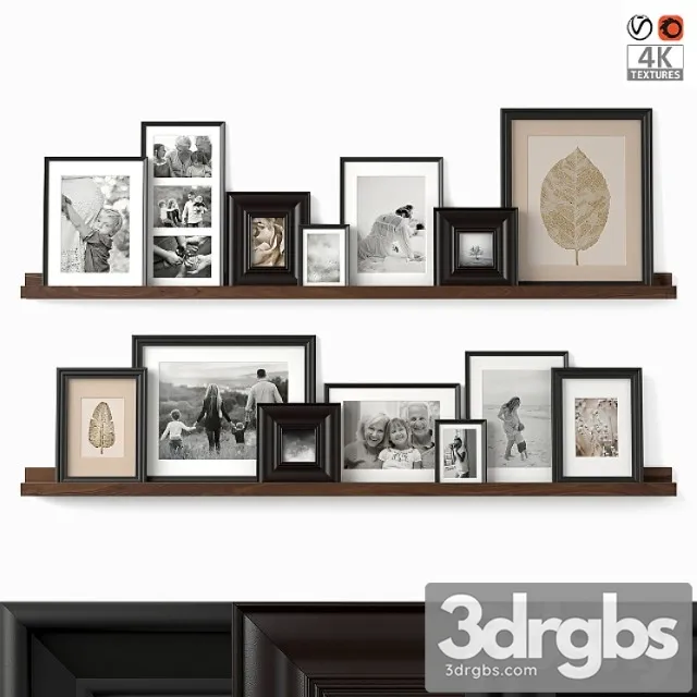 Posters on the shelves 06 3D Model Download