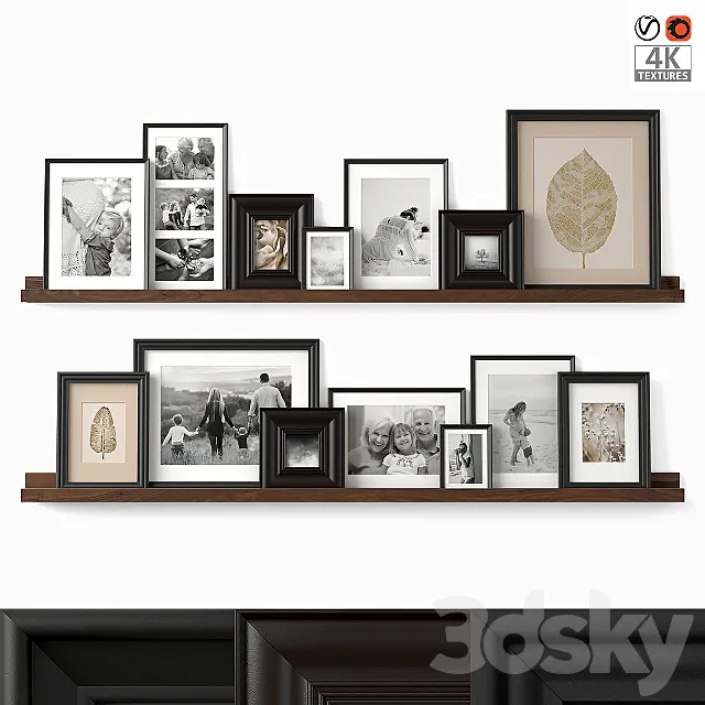 Posters On The Shelves 06 3D Model Posters On The Shelves 06 3D Model