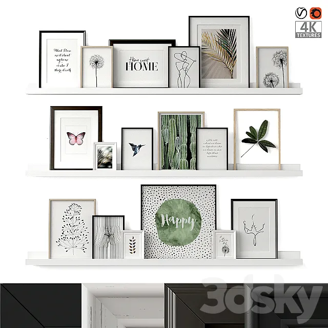 Posters On The Shelves 08 3DModel