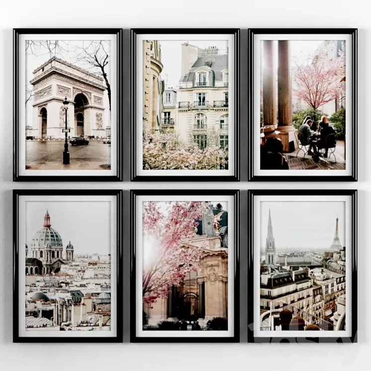 Posters: Paris 3D Model