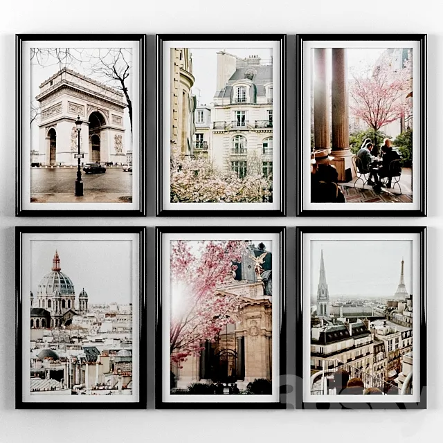 Posters: Paris 3DModel Posters: Paris 3DModel