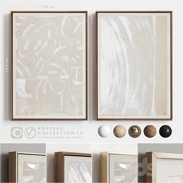 Posters_Collection_10 3D Model Free Download