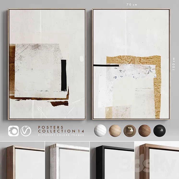 Posters_Collection_14 3D Model Free Download