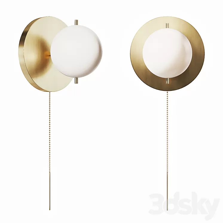 Postmodern wall lamp SIGNAL SCONCE 3D Model Postmodern wall lamp SIGNAL SCONCE 3D Model