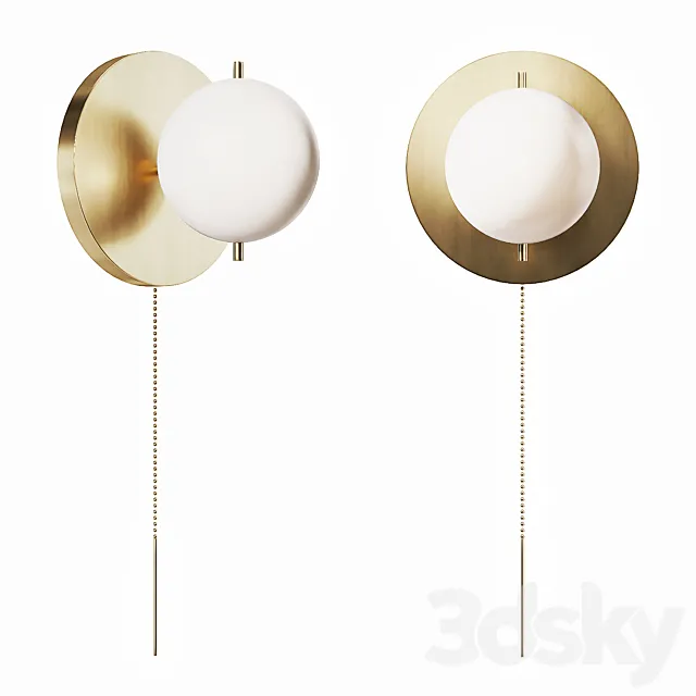 Postmodern wall lamp SIGNAL SCONCE 3DModel