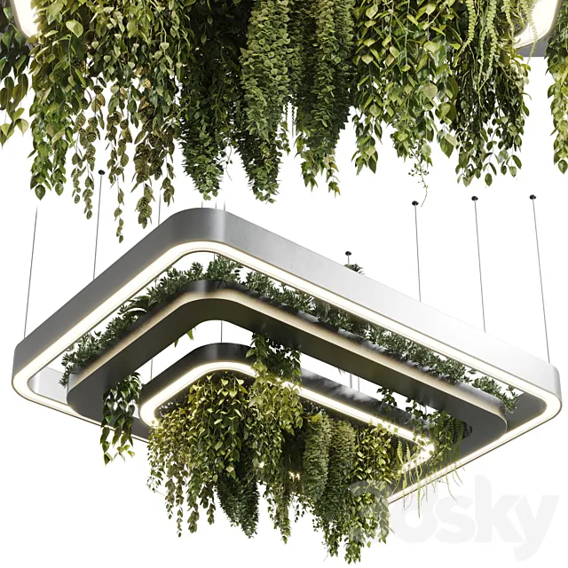 pot light pendant plant light hanging 11 3DModel pot light pendant plant light hanging 11 3DModel