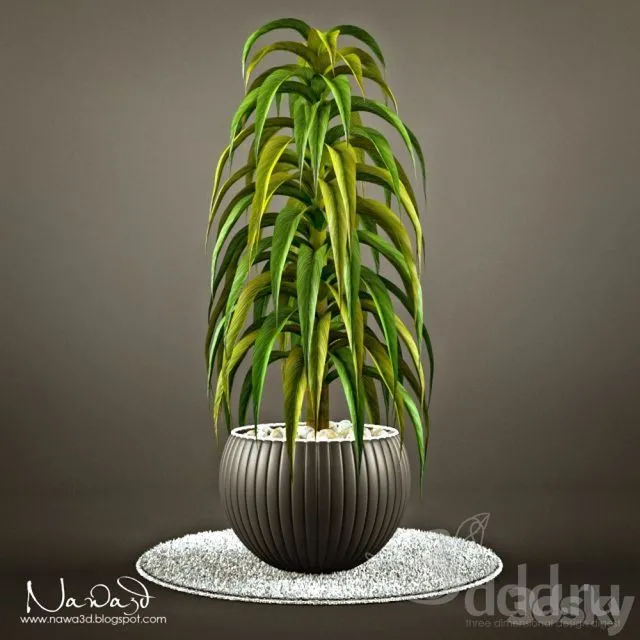 Pot Plant 1 3D Model Pot Plant 1 3D Model