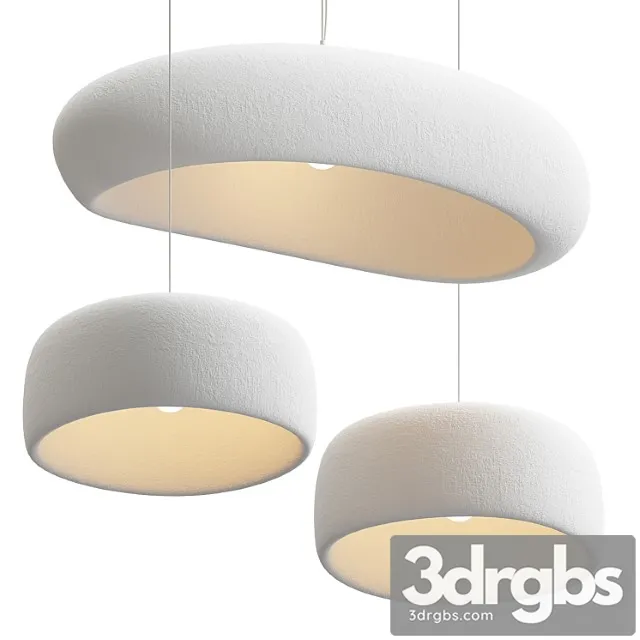 Potcover Clouds Pendant Light 3D Model Download