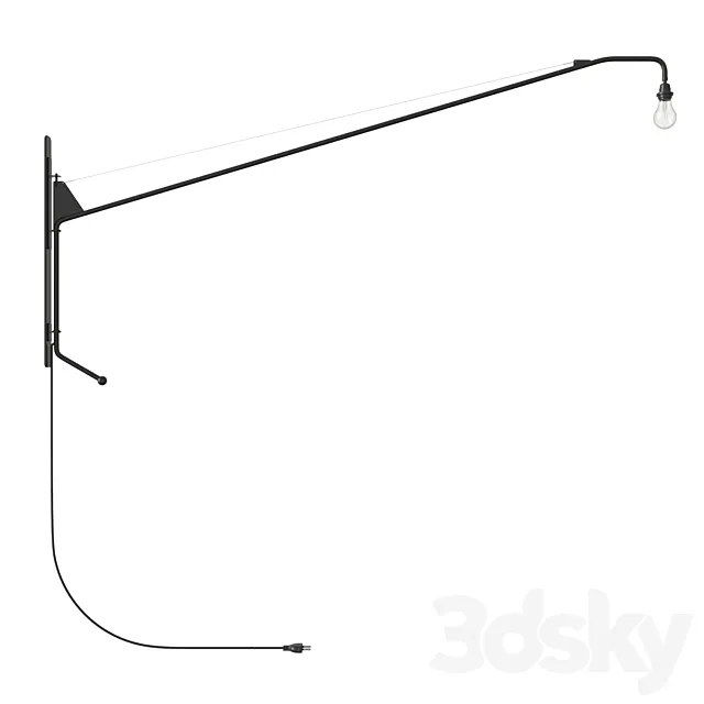 Potence Wall Lamp 3D Model