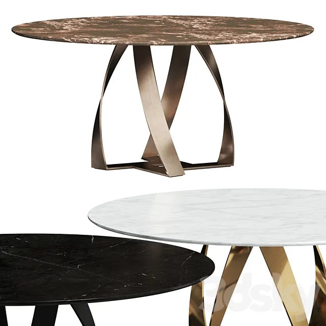 Potocco Bon Bon Dining Table 3DModel