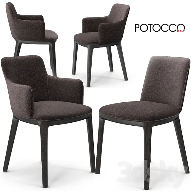 Potocco candy chairs 3DModel